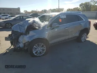 2024 Cadillac XT5 FWD Luxury with VIN 1GYKNAR41RZ757109, listed as a Copart auction lot 68724704 with Not provided miles and Salvage title. Bid and sale history available at DreamBid. Image 1.