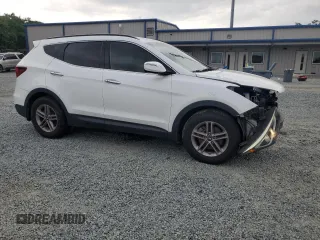 2018 Hyundai Santa Fe 2.4L z VIN 5NMZU3LB6JH104469, wystawiony jako Copart lot #57587495 z przebiegiem 78 267 mil mil oraz Szkoda całkowita • Salvage title. Historia ofert i sprzedaży dostępna na DreamBid. Obrazek 4.