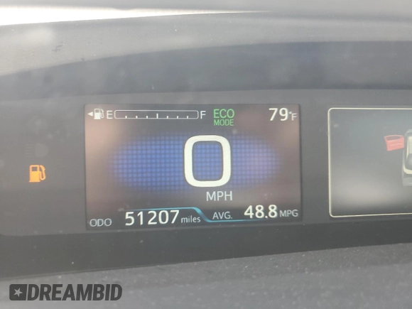 2022 Toyota Prius L Eco with VIN JTDKAMFUXN3178091, listed as a Copart auction lot 56753405 with 51,207 mi miles and Clean Title. Bid and sale history available at DreamBid. Image 9.