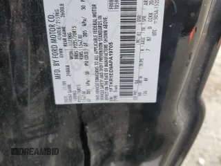 2010 Ford Ranger XL z VIN 1FTKR1ED9APA19705, wystawiony jako Copart lot #50454675 z przebiegiem 202 755 mil mil oraz Szkoda całkowita • Salvage title. Historia ofert i sprzedaży dostępna na DreamBid. Obrazek 12.