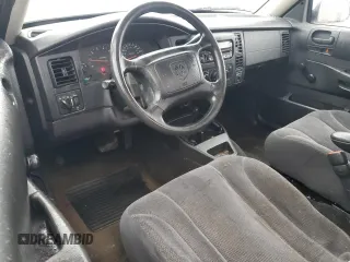 2004 Dodge Dakota with VIN 1D7FL16K34S554343, listed as a Copart auction lot 84607944 with 352,061 mi miles and Salvage Title. Bid and sale history available at carsss.com. Image 8.