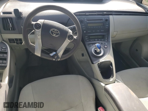 2011 Toyota Prius I with VIN JTDKN3DU9B1470078, listed as a Copart auction lot 52584365 with 279,784 mi miles and Salvage Title. Bid and sale history available at carsss.com. Image 8.