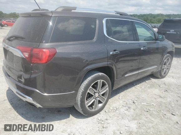 2017 GMC Acadia Denali with VIN 1GKKNXLS7HZ141319, listed as a Copart auction lot 57522445 with 207,427 mi miles and Salvage title. Bid and sale history available at DreamBid. Image 3.