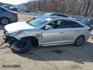 2016 Hyundai Sonata 2.4L Sport with VIN 5NPE34AF7GH431391, listed as a IAAI auction lot 41880383 with 123,546 mi miles. Bid and sale history available at carsss.com. Image 15.