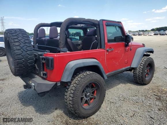 2014 Jeep Wrangler Sport with VIN 1C4AJWAG3EL200750, listed as a Copart auction lot 50876945 with NaN miles and Non Repairable. Bid and sale history available at carsss.com. Image 3.