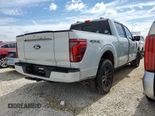 2024 Ford F-150 with VIN 1FTFW7LD7RFB19660, listed as a Copart auction lot 77467324 with 4,891 mi miles and Non repairable. Bid and sale history available at DreamBid. Image 3.