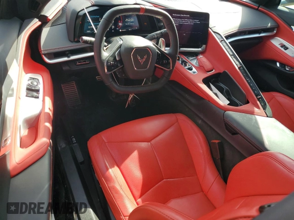 2023 Chevrolet Corvette 2LT with VIN 1G1YB2D44P5109847, listed as a Copart auction lot 45780925 with 7,558 mi miles and Salvage title. Bid and sale history available at DreamBid. Image 8.