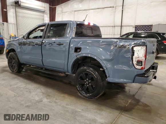 2023 Ford Ranger XL with VIN 1FTER4FH9PLE34829, listed as a Copart auction lot 55485345 with 34,046 mi miles and Salvage title. Bid and sale history available at DreamBid. Image 2.