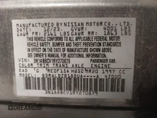 2024 Nissan Sentra SV with VIN 3N1AB8CV1RY270879, listed as a IAAI auction lot 42174493 with 28,735 mi miles. Bid and sale history available at carsss.com. Image 9.