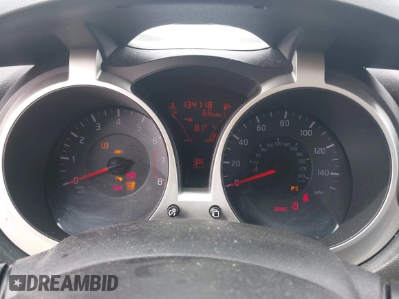 2014 Nissan Juke Nismo with VIN JN8AF5MV8ET355062, listed as a IAAI auction lot 42682377 with 134,118 mi miles and . Bid and sale history available at DreamBid. Image 7.