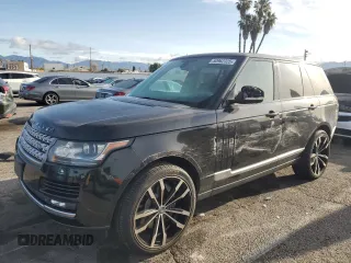 2014 Land Rover Range Rover Supercharged with VIN SALGS2TF0EA194253, listed as a Copart auction lot 50962325 with 109,200 mi miles and Salvage Title. Bid and sale history available at DreamBid. Image 1.