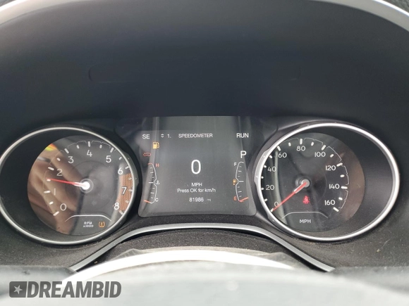 2019 Jeep Compass Limited with VIN 3C4NJDCB6KT656927, listed as a Copart auction lot 61335335 with 81,986 mi miles and Clean title. Bid and sale history available at DreamBid. Image 9.