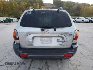 2003 Hyundai Santa Fe LX with VIN KM8SC73E63U536654, listed as a Copart auction lot 76224694 with 191,977 mi miles and Salvage Title. Bid and sale history available at carsss.com. Image 6.