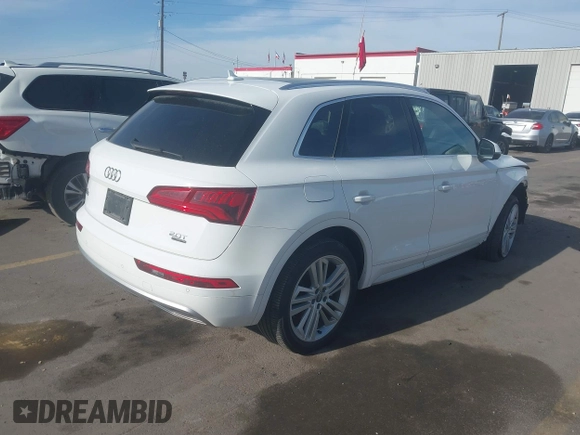 2018 Audi Q5 Prestige with VIN WA1CNAFYXJ2027305, listed as a IAAI auction lot 41962321 with 24,465 mi miles. Bid and sale history available at carsss.com. Image 4.