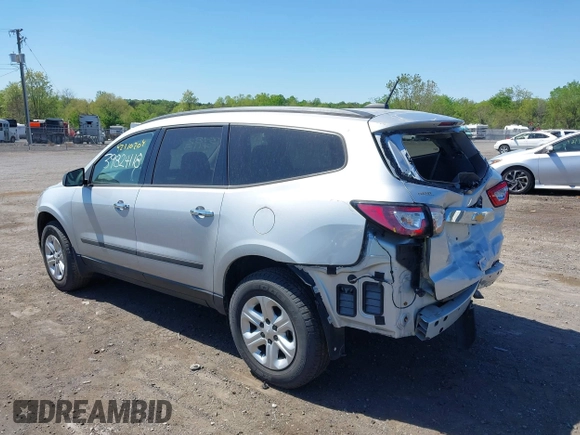 2017 Chevrolet Traverse LS with VIN 1GNKRFKD0HJ161222, listed as a IAAI auction lot 42110204 with 58,663 mi miles and . Bid and sale history available at DreamBid. Image 3.
