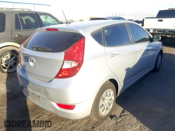 2017 Hyundai Accent SE with VIN KMHCT5AE7HU349412, listed as a Copart auction lot 63763332 with 68,929 mi miles. Bid and sale history available at carsss.com. Image 4.