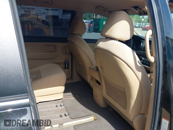 2015 Kia Sedona LX with VIN KNDMB5C17F6069139, listed as a IAAI auction lot 42064125 with 226,244 mi miles and . Bid and sale history available at DreamBid. Image 8.