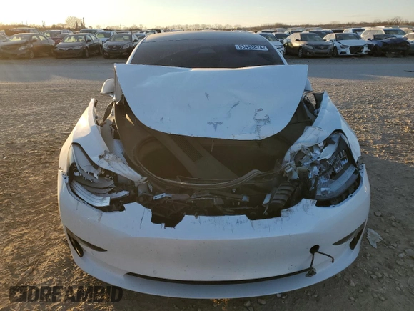 2018 Tesla Model 3 Long Range Battery with VIN 5YJ3E1EBXJF112175, listed as a Copart auction lot 83493824 with Not Provided miles and Salvage Title. Bid and sale history available at DreamBid. Image 5.