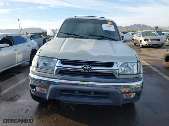 2001 Toyota 4Runner SR5 with VIN JT3HN86R619053456, listed as a IAAI auction lot 41713004 with 335,140 mi miles. Bid and sale history available at carsss.com. Image 12.