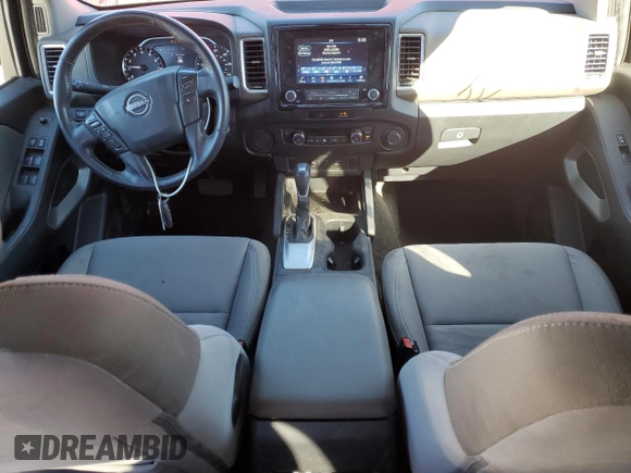 2022 Nissan Frontier SV with VIN 1N6ED1FJ0NN604848, listed as a Copart auction lot 42333815 with 158,373 mi miles and Salvage title. Bid and sale history available at DreamBid. Image 8.