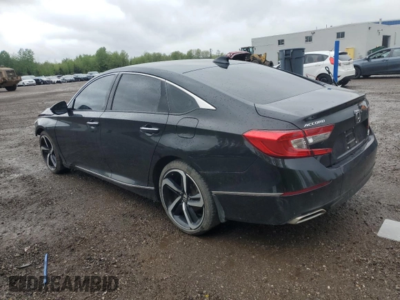 2019 Honda Accord Touring with VIN 1HGCV2F90KA801977, listed as a Copart auction lot 58150085 with 155,404 mi miles and Salvage title. Bid and sale history available at DreamBid. Image 2.