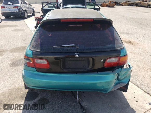 1993 Honda Civic z VIN 2HGEH2467PH523418, wystawiony jako Copart lot #51348645 z przebiegiem 269 848 mil mil oraz Szkoda całkowita • Salvage title. Historia ofert i sprzedaży dostępna na DreamBid. Obrazek 6.