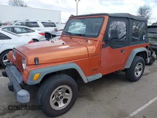 2000 Jeep Wrangler SE with VIN 1J4FA29P2YP804574, listed as a IAAI auction lot 41723297 with 172,991 mi miles. Bid and sale history available at carsss.com. Image 2.