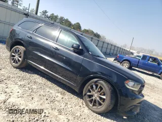 2017 Dodge Durango GT with VIN 1C4RDHDG4HC814082, listed as a Copart auction lot 48418665 with 192,822 mi miles and Salvage Title. Bid and sale history available at DreamBid. Image 4.