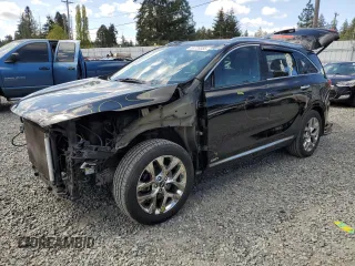 2019 Kia Sorento SX V6 with VIN 5XYPKDA51KG522319, listed as a Copart auction lot 53729355 with 61,364 mi miles and Salvage Title. Bid and sale history available at carsss.com. Image 1.