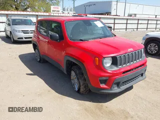 2023 Jeep Renegade Latitude with VIN ZACNJDB12PPP70640, listed as a IAAI auction lot 41861556 with 29,508 mi miles and . Bid and sale history available at carsss.com. Image 1.