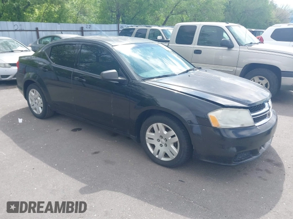 2014 Dodge Avenger SE with VIN 1C3CDZAGXEN226644, listed as a IAAI auction lot 42208064 with 134,995 mi miles and . Bid and sale history available at DreamBid. Image 1.