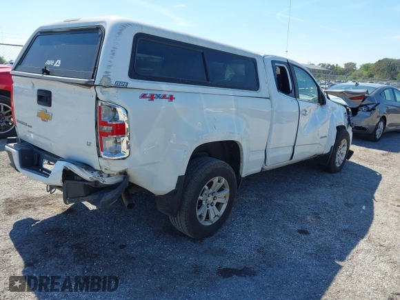2019 Chevrolet Colorado 4WD LT with VIN 1GCHTCEN4K1175283, listed as a IAAI auction lot 41652804 with 411,521 mi miles. Bid and sale history available at carsss.com. Image 4.