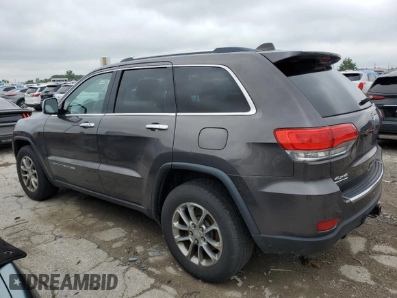 2014 Jeep Grand Cherokee Limited with VIN 1C4RJFBMXEC308211, listed as a Copart auction lot 63435115 with 136,389 mi miles and Clean title. Bid and sale history available at DreamBid. Image 2.
