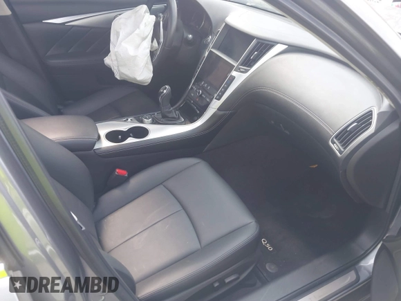 2020 Infiniti Q50 Pure with VIN JN1EV7APXLM208317, listed as a IAAI auction lot 39446112 with 34,846 mi miles and . Bid and sale history available at carsss.com. Image 5.