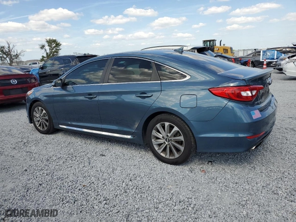 2015 Hyundai Sonata 2.4L Limited with VIN 5NPE34AF4FH197015, listed as a Copart auction lot 51844935 with 72,974 mi miles and Salvage Title. Bid and sale history available at carsss.com. Image 2.