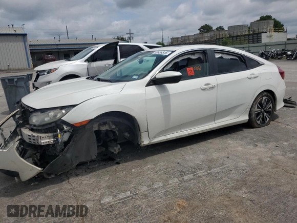 2016 Honda Civic EX-L с VIN 2HGFC1F74GH650713, выставлен на аукционе Copart как лот 58959515 с пробегом Не указан миль и Списание • Salvage title. История ставок и продаж доступна на DreamBid. Изображение 1.