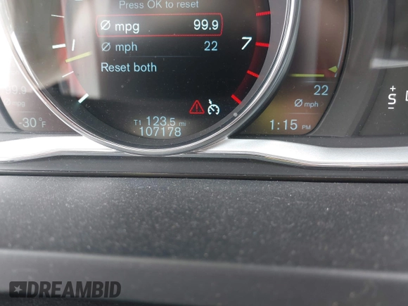 2015 Volvo S60 T5 Premier with VIN YV1612TB5F1310965, listed as a IAAI auction lot 42069463 with 107,178 mi miles. Bid and sale history available at carsss.com. Image 16.