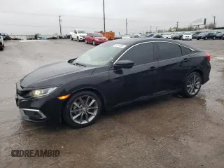 2019 Honda Civic EX z VIN 19XFC1F3XKE215131, wystawiony jako Copart lot #51244595 z przebiegiem 45 064 mil mil oraz Szkoda całkowita • Salvage title. Historia ofert i sprzedaży dostępna na DreamBid. Obrazek 1.