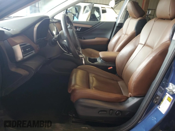 2021 Subaru Outback Touring with VIN 4S4BTAPC7M3117192, listed as a Copart auction lot 58493835 with 55,541 mi miles and Non repairable. Bid and sale history available at DreamBid. Image 7.