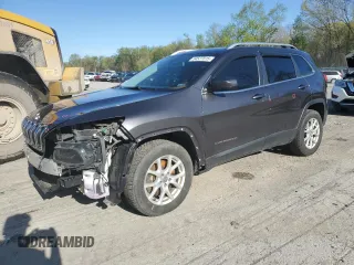 2015 Jeep Cherokee Latitude with VIN 1C4PJMCB6FW541625, listed as a Copart auction lot 54527515 with 120,997 mi miles and Salvage Title. Bid and sale history available at carsss.com. Image 1.