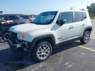 2023 Jeep Renegade Upland with VIN ZACNJDB10PPP68157, listed as a IAAI auction lot 41915461 with 19,640 mi miles and . Bid and sale history available at DreamBid. Image 18.