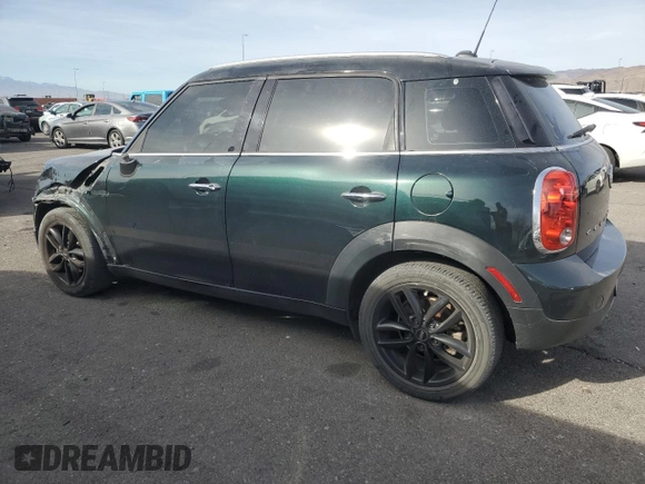 2013 MINI Countryman with VIN WMWZB3C54DWM09421, listed as a Copart auction lot 85136324 with 110,615 mi miles and Salvage title. Bid and sale history available at DreamBid. Image 2.