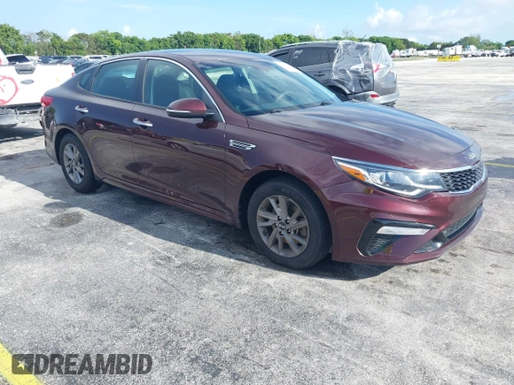 2020 Kia Optima LX with VIN 5XXGT4L37LG388611, listed as a IAAI auction lot 42741064 with 104,409 mi miles and . Bid and sale history available at DreamBid. Image 1.