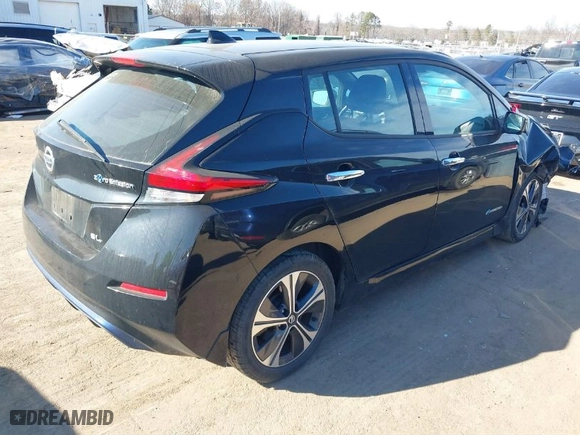 2018 Nissan LEAF S with VIN 1N4AZ1CP4JC300378, listed as a IAAI auction lot 41649682 with NaN miles. Bid and sale history available at carsss.com. Image 4.