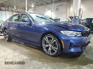 2020 BMW 3 Series 330i xDrive with VIN 3MW5R7J00L8B13201, listed as a Copart auction lot 47948255 with Not Provided miles and Non Repairable. Bid and sale history available at DreamBid. Image 4.