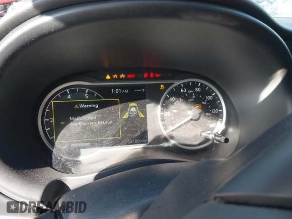 2020 Nissan Kicks SR with VIN 3N1CP5DV7LL554917, listed as a IAAI auction lot 41942545 with 54,789 mi miles and . Bid and sale history available at DreamBid. Image 7.