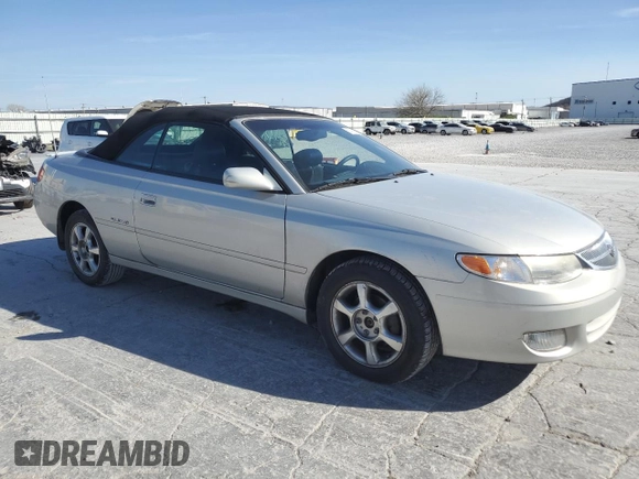 2000 Toyota Solara SE with VIN 2T1FF22PXYC365530, listed as a Copart auction lot 50396975 with 151,567 mi miles and Salvage Title. Bid and sale history available at DreamBid. Image 4.
