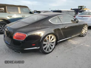 2013 Bentley Continental GT with VIN SCBFT7ZA4DC083123, listed as a Copart auction lot 75113674 with Not Provided miles and Salvage Title. Bid and sale history available at DreamBid. Image 3.