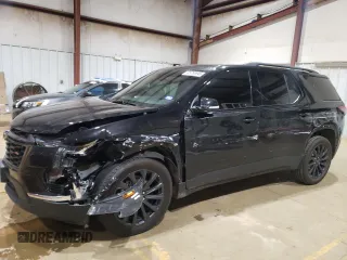2023 Chevrolet Traverse RS with VIN 1GNERJKWXPJ231213, listed as a Copart auction lot 45765945 with 57,448 mi miles and Salvage Title. Bid and sale history available at carsss.com. Image 1.