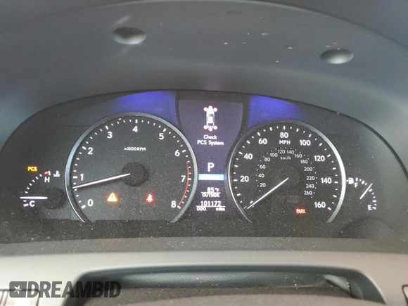 2017 Lexus LS with VIN JTHBL5EF7H5145429, listed as a Copart auction lot 53464275 with 101,142 mi miles and Salvage Title. Bid and sale history available at carsss.com. Image 9.
